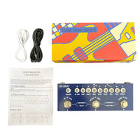 Pedal Multi-Efeitos M-Vave Cube Baby Recarregável Interface Áudio Cuvave - BAIXO