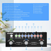 Pedal Multi-Efeitos M-Vave Cube Baby Recarregável Interface Áudio Cuvave - BAIXO