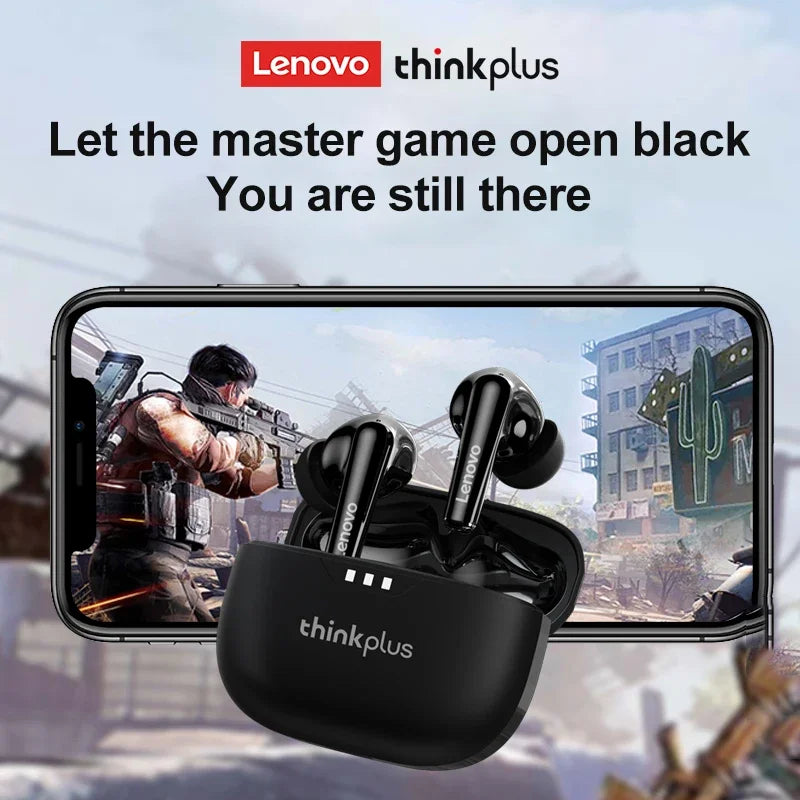 Fone de Ouvido Sem Fio Lenovo LP3 Pro TWS | Bluetooth 5.3, Som Hi-Fi e Baixa Latência