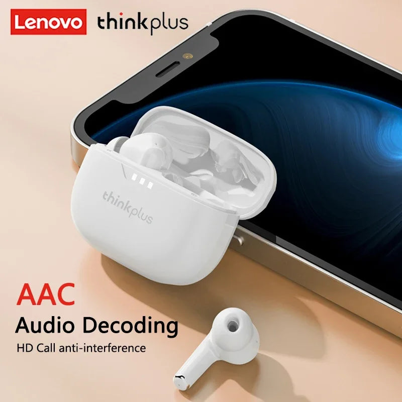 Fone de Ouvido Sem Fio Lenovo LP3 Pro TWS | Bluetooth 5.3, Som Hi-Fi e Baixa Latência