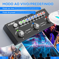 Pedal Multi-Efeitos M-Vave Cube Baby Recarregável Interface Áudio Cuvave - BAIXO